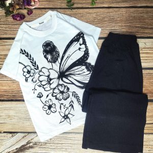 تیشرت شلوار پروانه