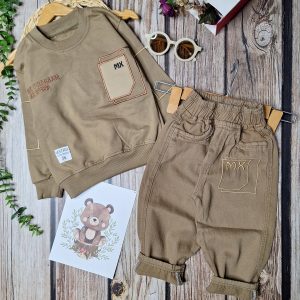 بلوز شلوار مجلسی کتان پسرانه|لباس بچگانه